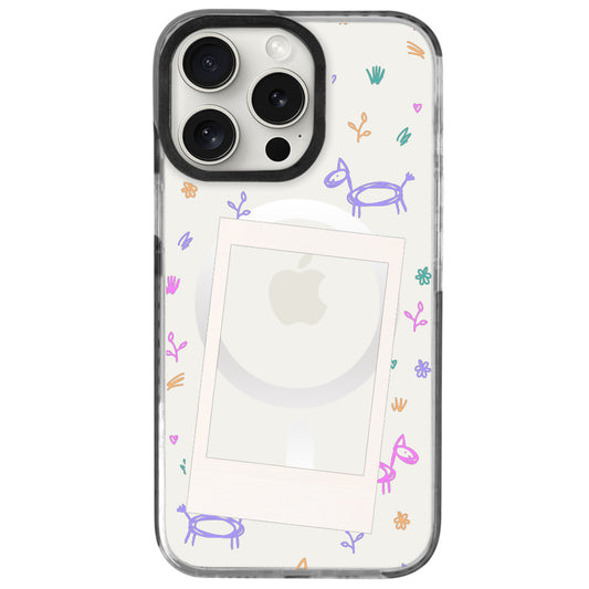 iPhone 16 Pro Colors Pics Polaroid Telefon Kılıfı