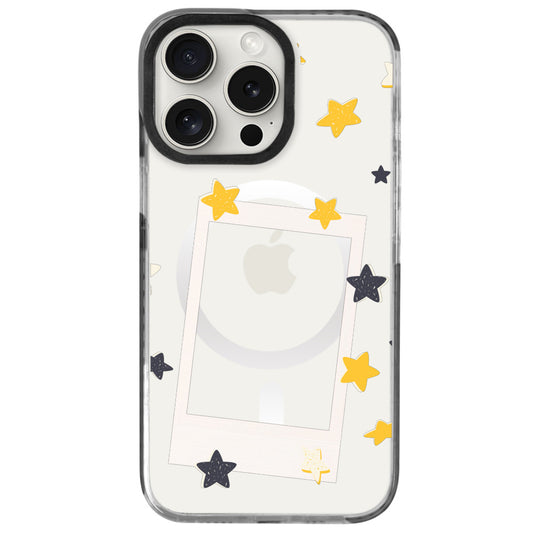 iPhone 16 Pro Stars Image Polaroid Telefon Kılıfı