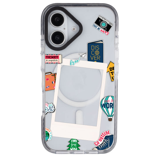 iPhone 16 De Tour Polaroid Telefon Kılıfı