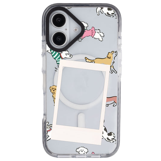 iPhone 16 Sweet Dog Polaroid Telefon Kılıfı