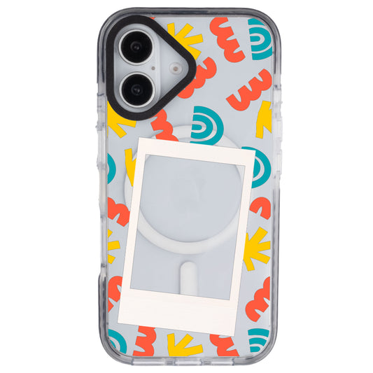iPhone 16 Colorful Polaroid Telefon Kılıfı