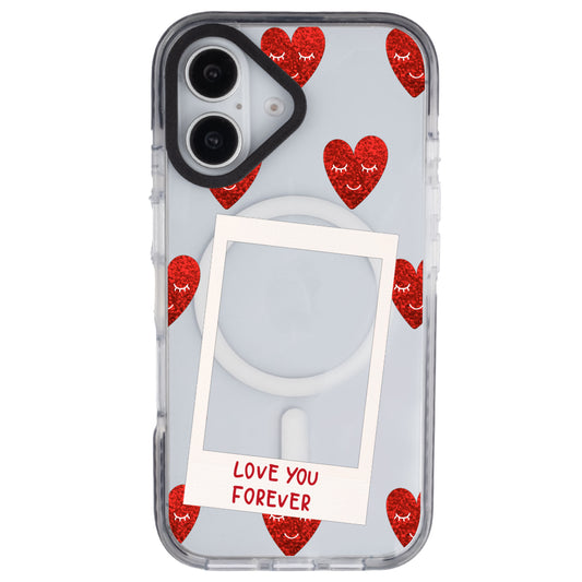 iPhone 16 Love You Forever Polaroid Telefon Kılıfı