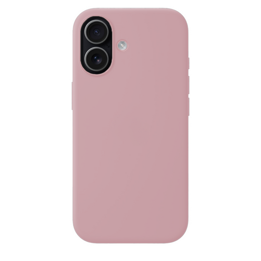 iPhone 17 Gizli Magsafeli Vegan Deri Telefon Kılıfı - Pembe