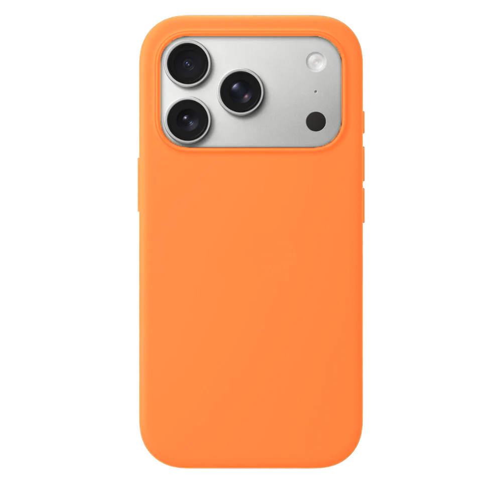 iPhone 17 Pro Max Gizli Magsafeli Vegan Deri Telefon Kılıfı - Kiremit