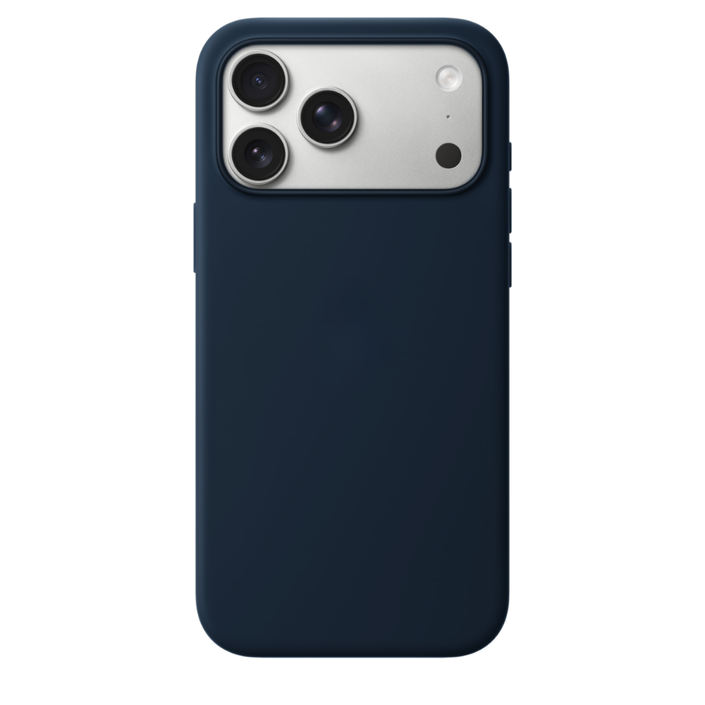 iPhone 17 Pro Max Gizli Magsafeli Vegan Deri Telefon Kılıfı - Lacivert