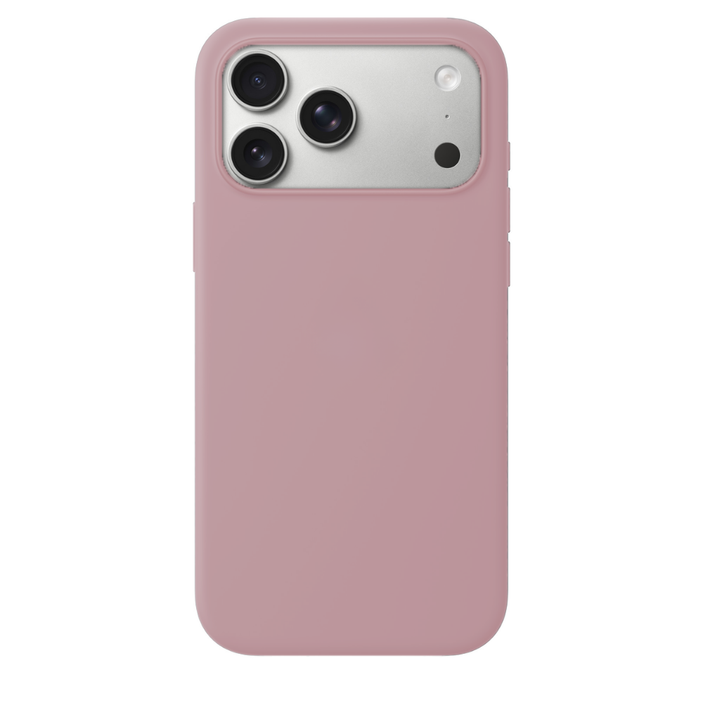 iPhone 17 Pro Max Gizli Magsafeli Vegan Deri Telefon Kılıfı - Pembe