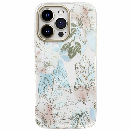 Apple iPhone 15 Pro Max Mikalen Magsafe Mavi Pembe Telefon Kılıfı