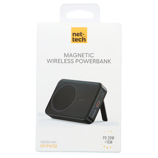 Nettech 10.000 mAh Standlı MagSafe Uyumlu Powerbank