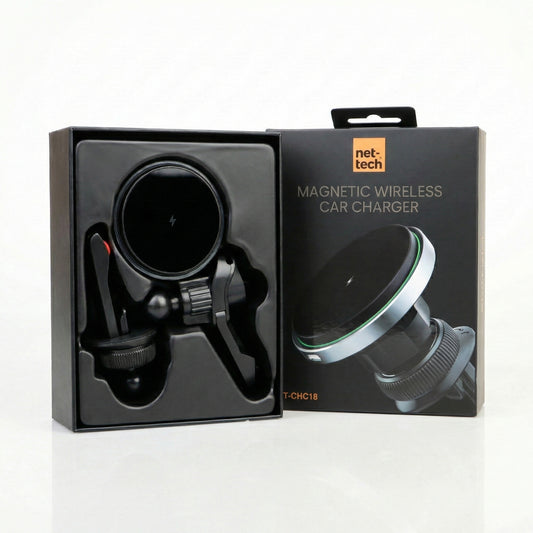 Nettech Premium Araç İçi Kablosuz Şarj ve Stand