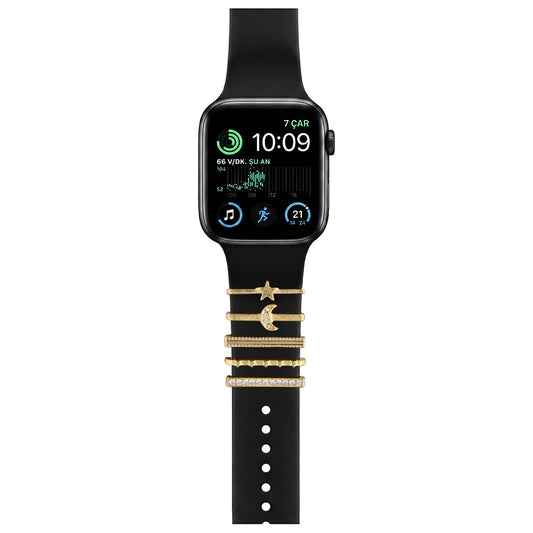 Apple Watch Charm Star Moon Kordon Aksesuarı