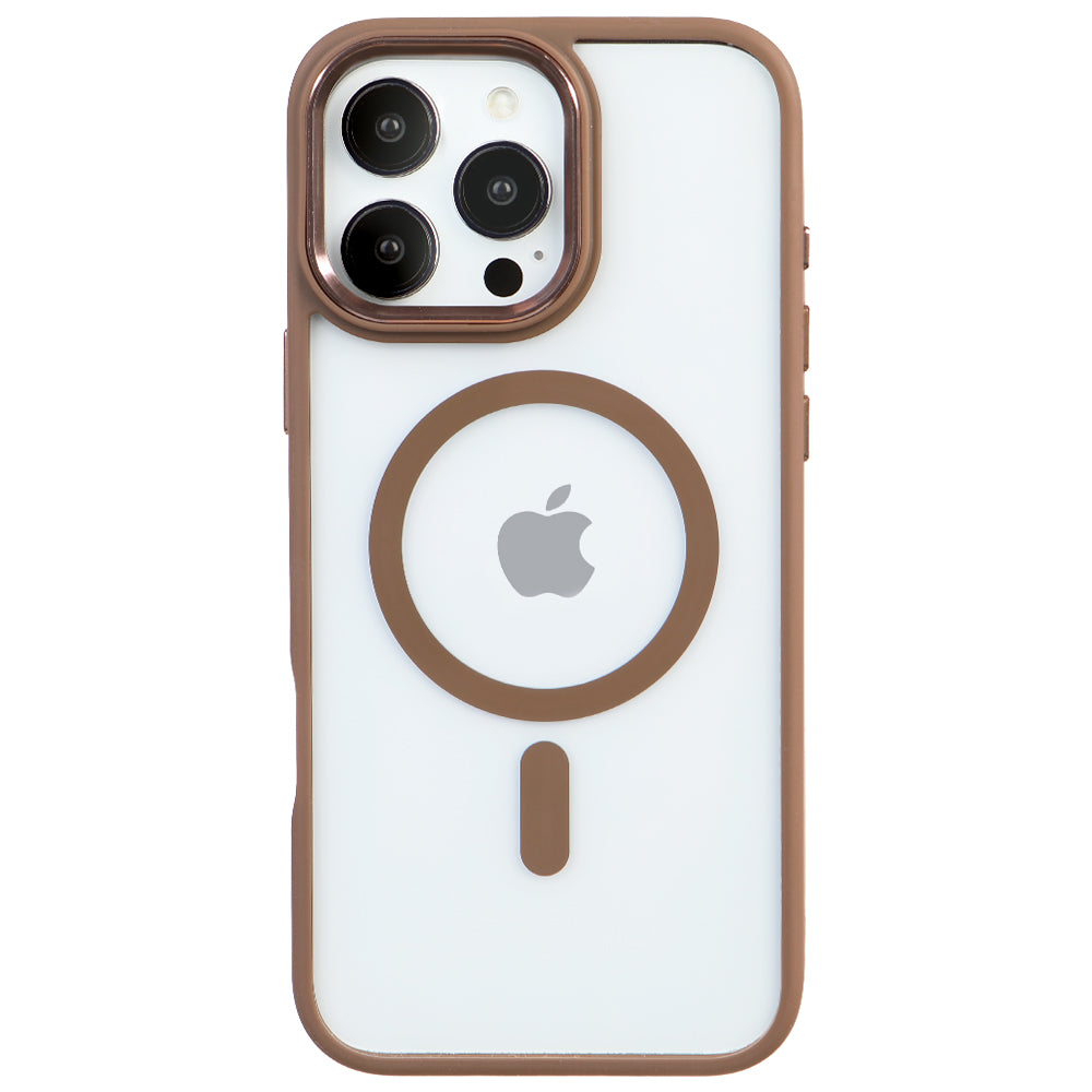 Apple iPhone 16 Pro Max Lux Magsafe Kahve