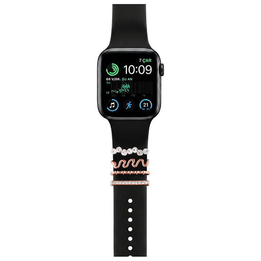 Apple Watch Charm Diamond Snake Kordon Aksesuarı