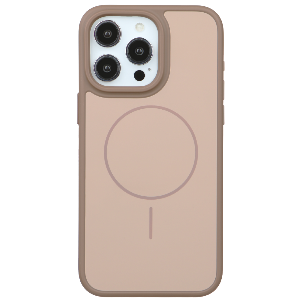 iPhone 15 Pro Max Neva Magsafe Telefon Kılıfı Kahve