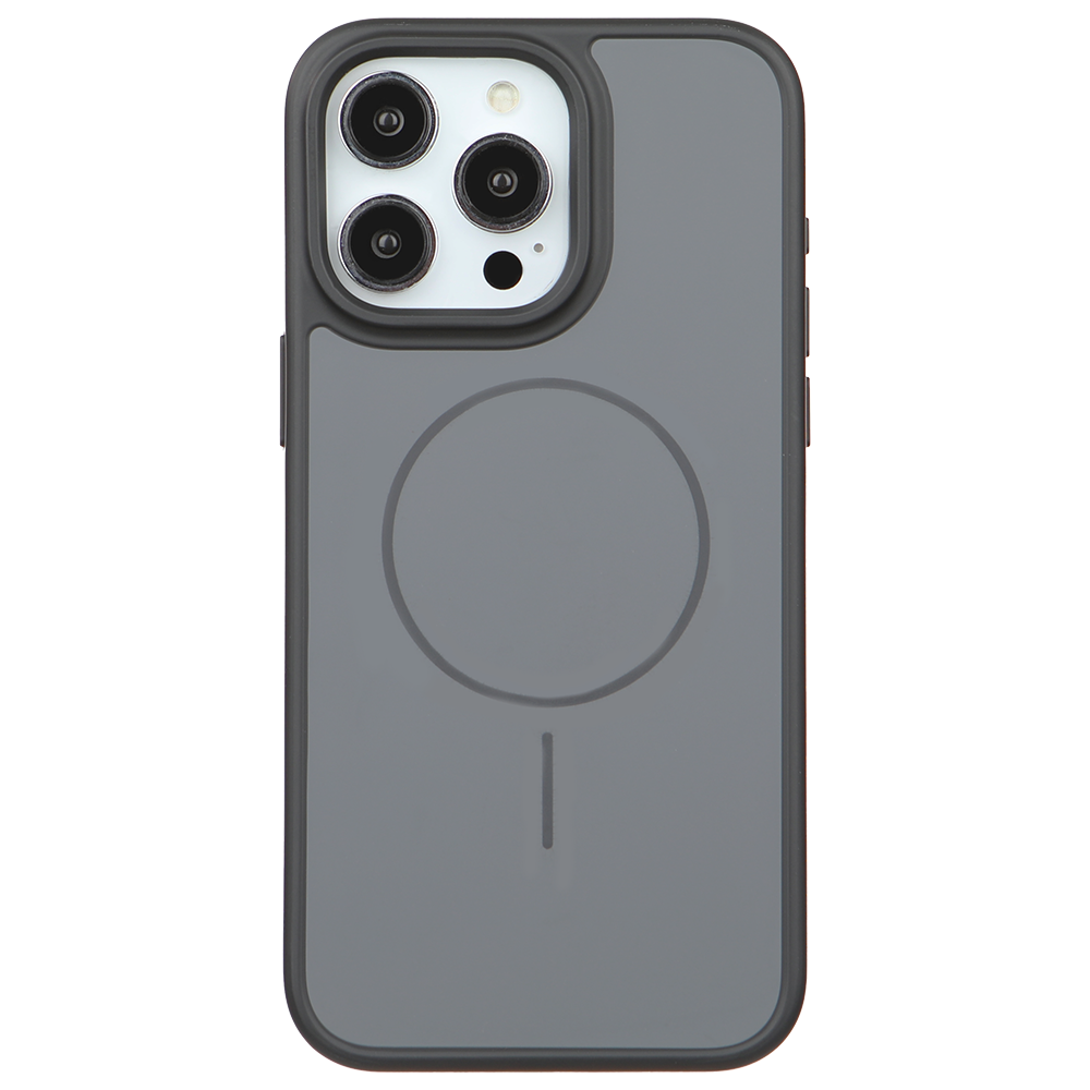 iPhone 15 Pro Max Neva Magsafe Telefon Kılıfı Siyah