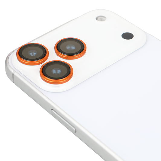 iPhone 17 Pro Max Kamera Koruyucu Ring Orange