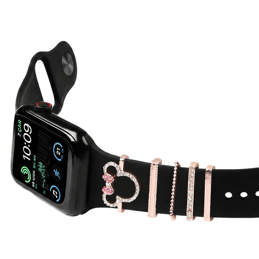 Apple Watch Charm Diamond Ayıcık Kordon Aksesuarı