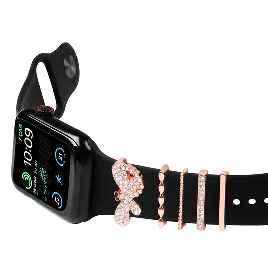 Apple Watch Charm Luxury Butterfly Kordon Aksesuarı