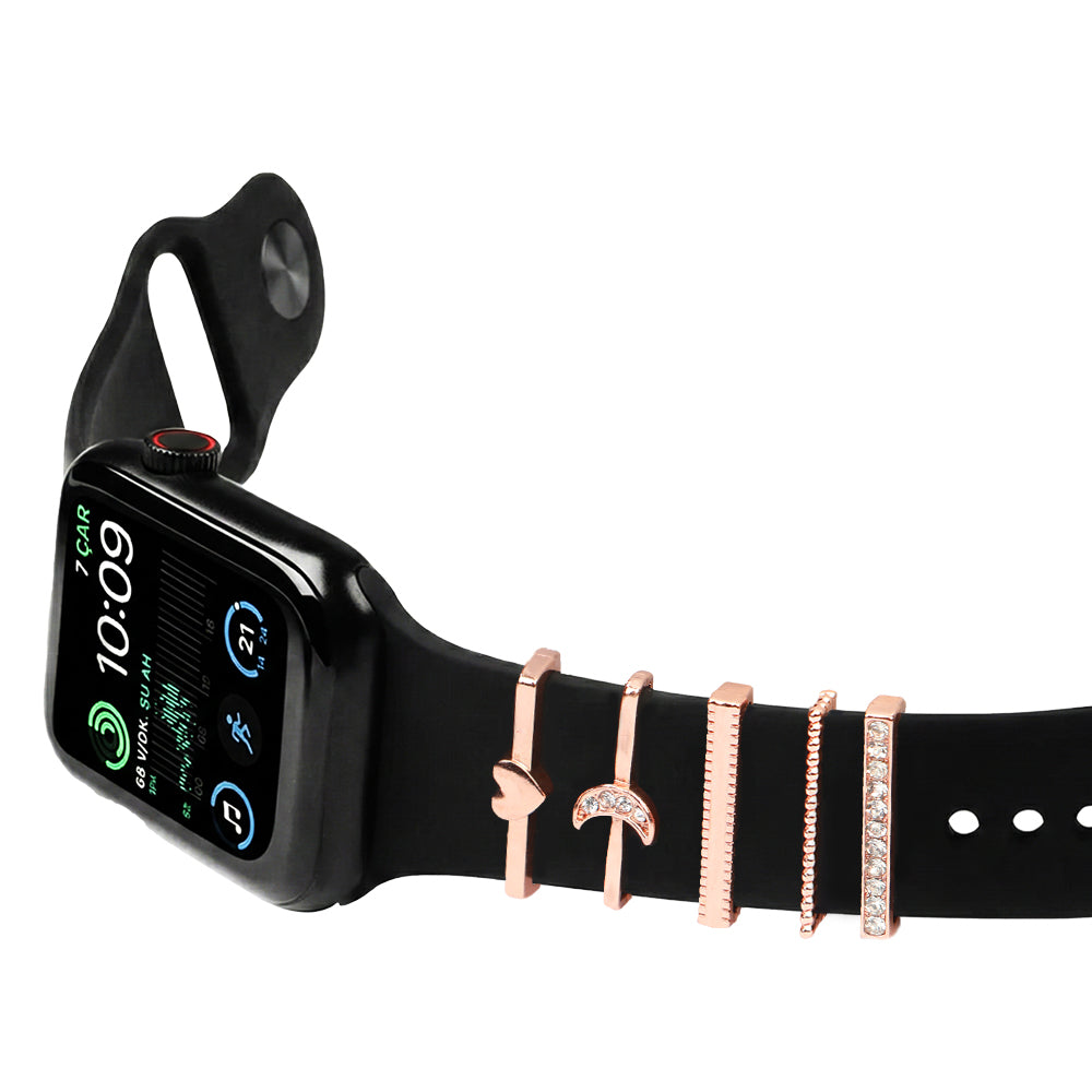 Apple Watch Charm Heart Moon Kordon Aksesuarı