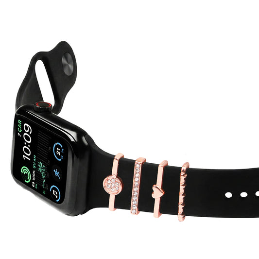 Apple Watch Charm Diamond Circular Kordon Aksesuarı