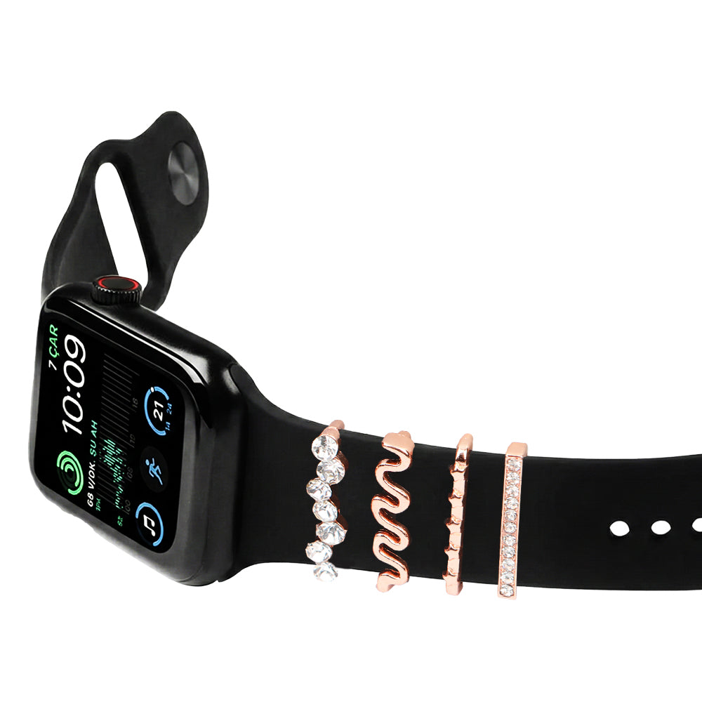 Apple Watch Charm Diamond Snake Kordon Aksesuarı