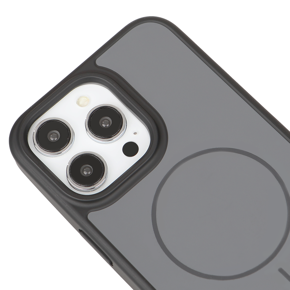 iPhone 15 Pro Max Neva Magsafe Telefon Kılıfı Siyah