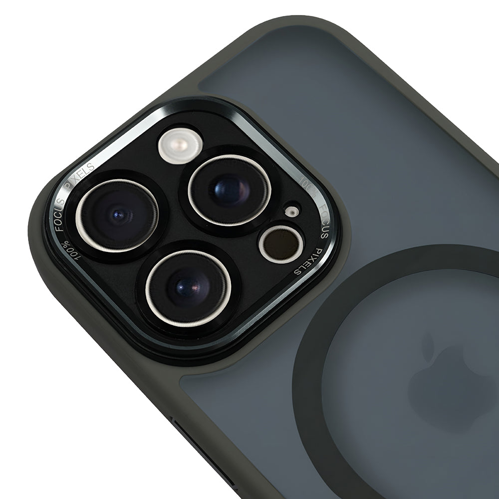 Apple iPhone 15 Plus Kamera Korumalı Focus Siyah Magsafe