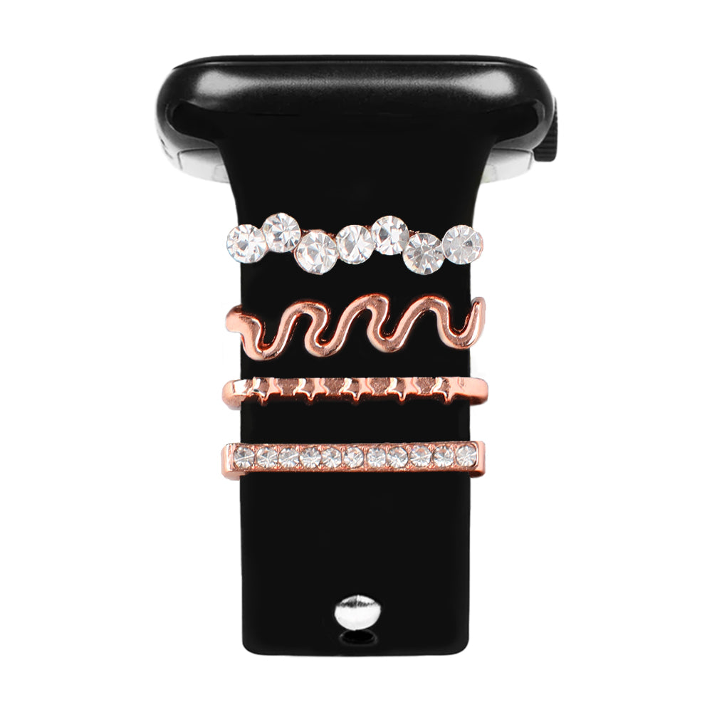 Apple Watch Charm Diamond Snake Kordon Aksesuarı