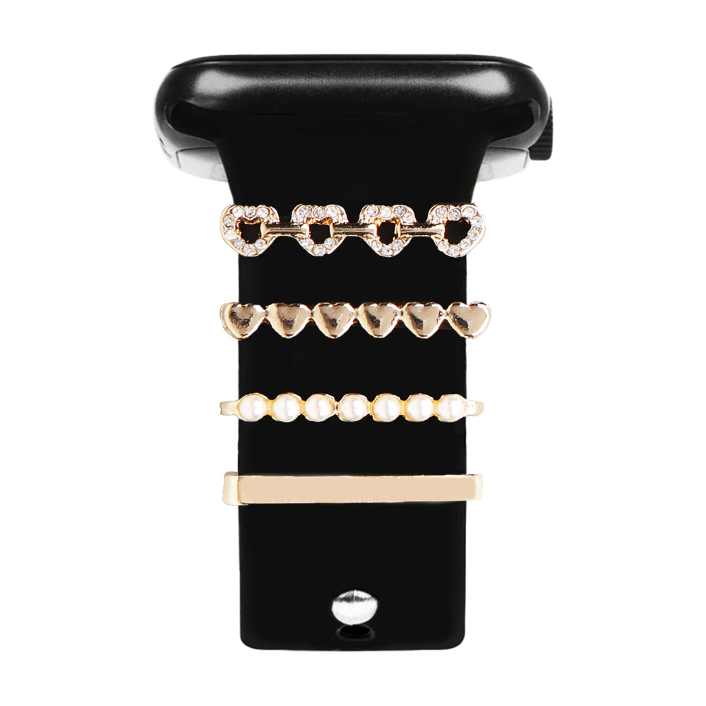 Apple Watch Charm Hearted Kordon Aksesuarı