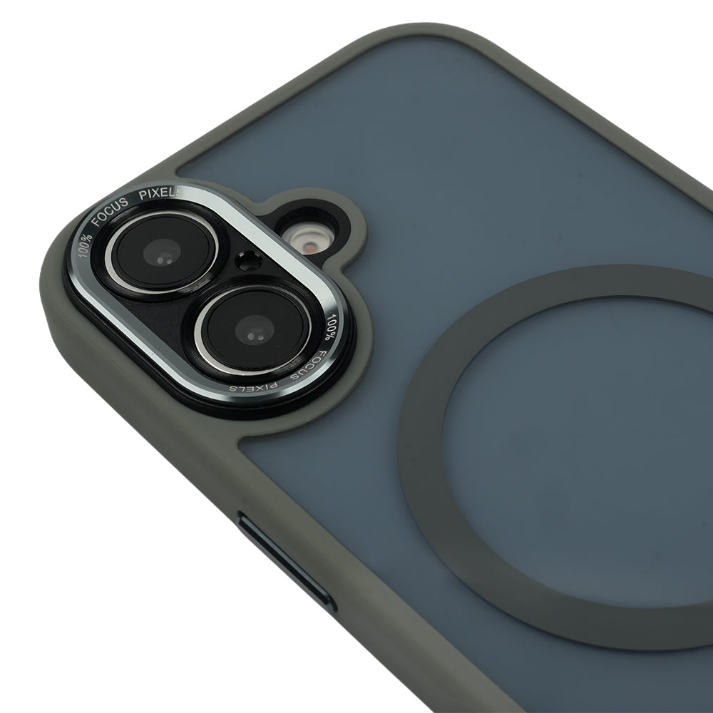 Apple iPhone 16 Plus Kamera Korumalı Focus Siyah Magsafe