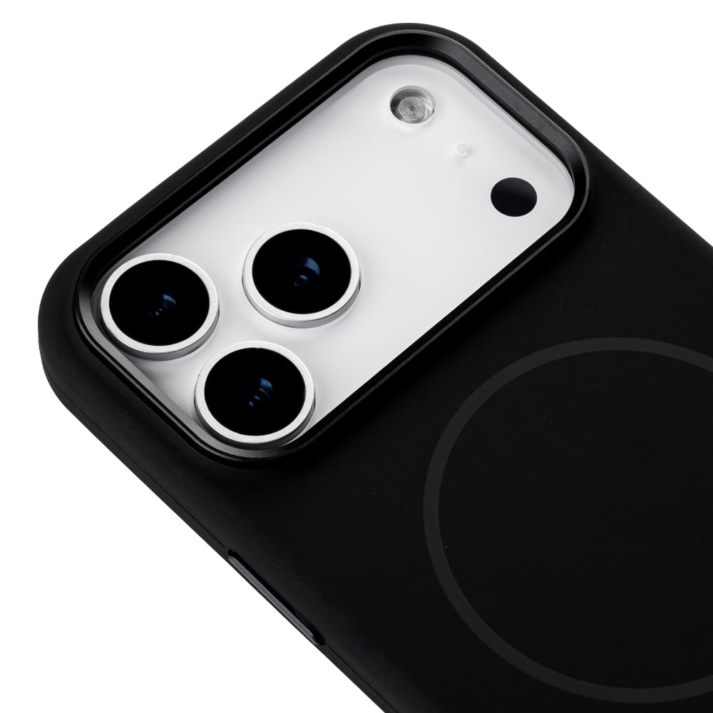 Apple iPhone 16 Pro Style Magsafe Telefon Kılıfı Siyah