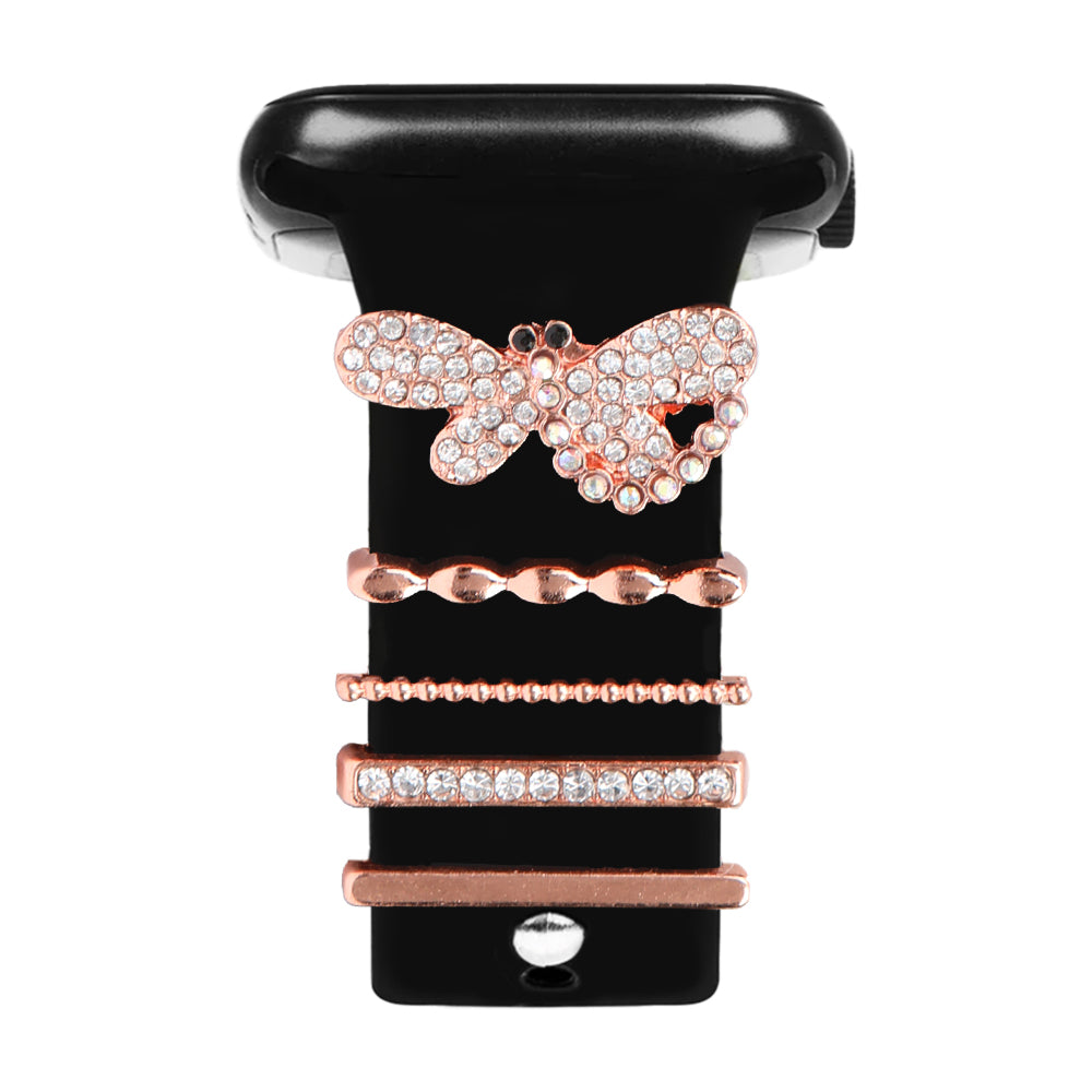 Apple Watch Charm Luxury Butterfly Kordon Aksesuarı