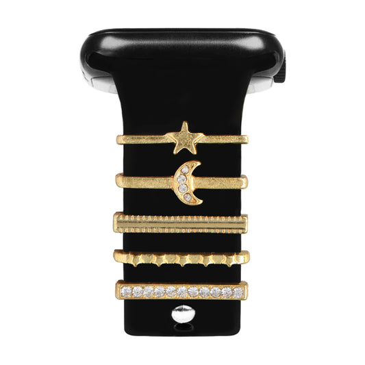 Apple Watch Charm Star Moon Kordon Aksesuarı