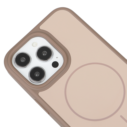 iPhone 15 Pro Max Neva Magsafe Telefon Kılıfı Kahve