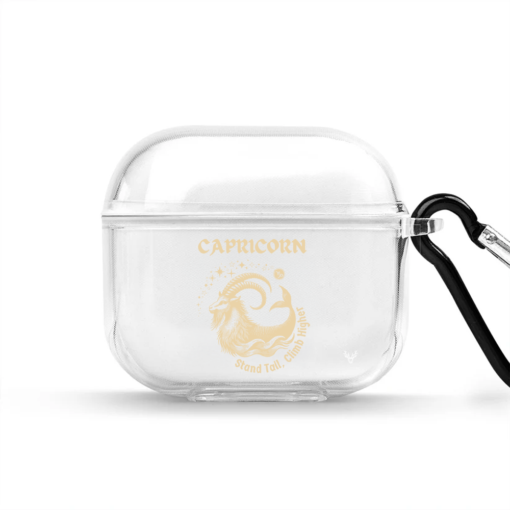 Apple AirPods 4 Burçlar Capricorn Astrology Şeffaf Kılıf