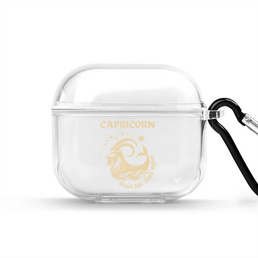Apple AirPods 4 Burçlar Capricorn Astrology Şeffaf Kılıf