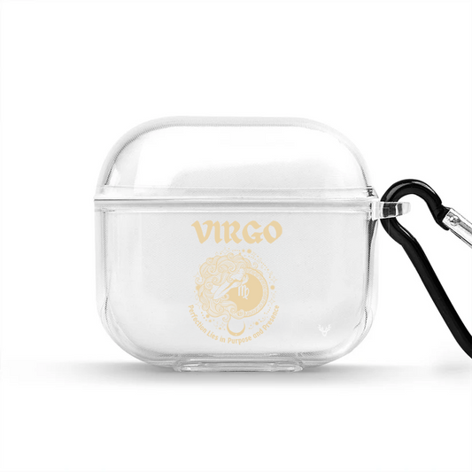Apple AirPods 4 Burçlar Virgo Astrology Şeffaf Kılıf