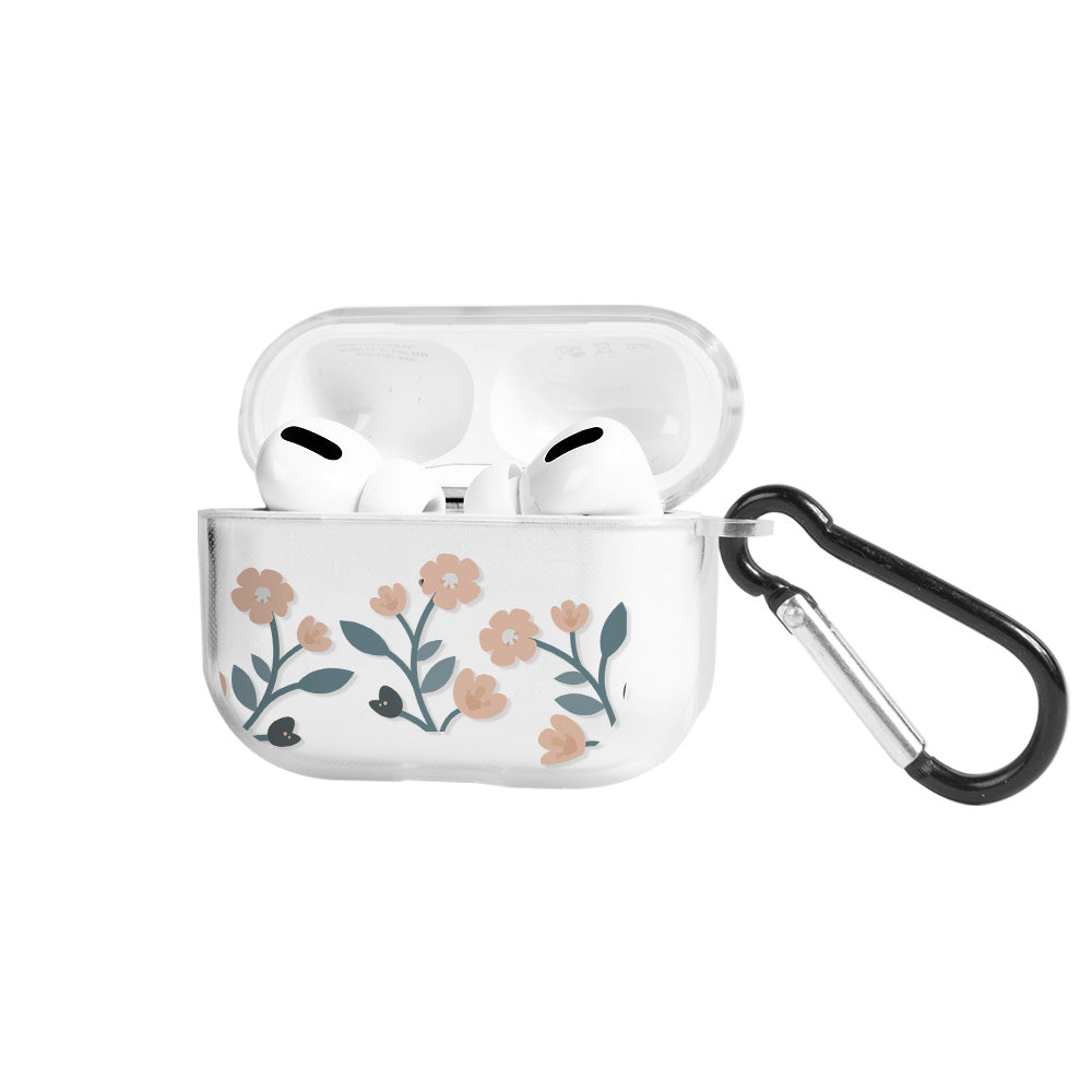 Apple AirPods Pro 3 Flower Şeffaf Kılıfı