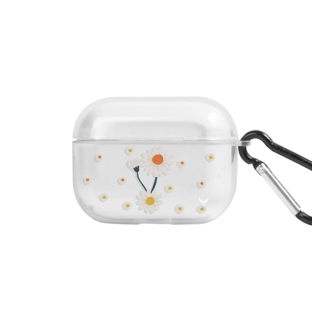 Apple AirPods Pro 3 Papatya Şeffaf Kılıfı