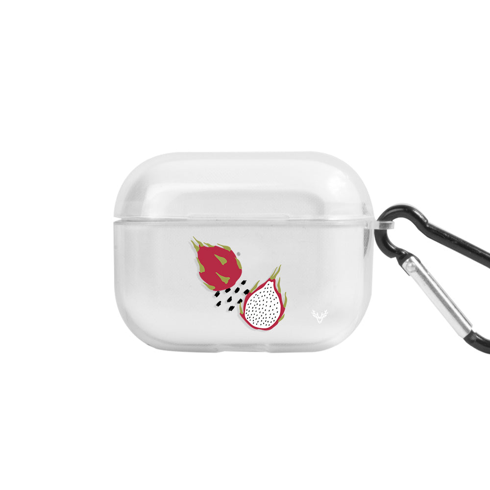 Apple AirPods Pro 3 Ejder Meyvesi Şeffaf Kılıfı