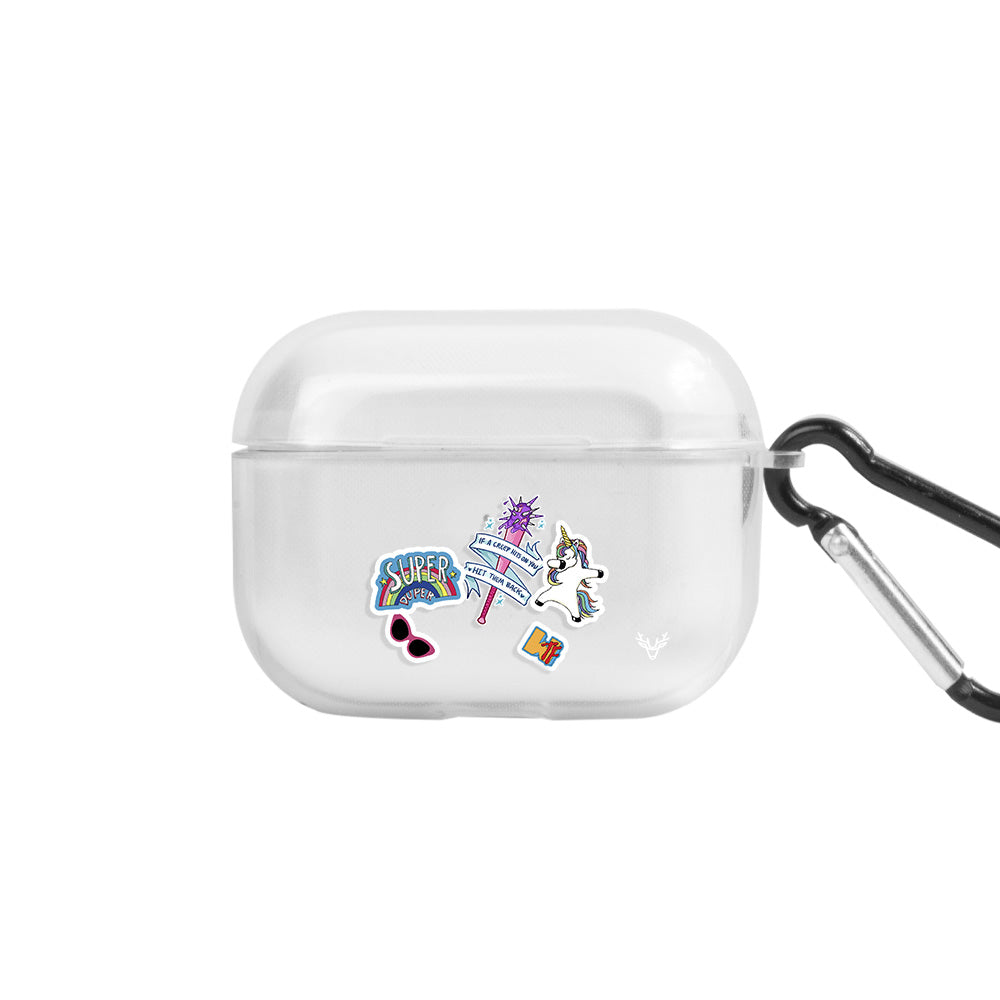 Apple AirPods Pro 3 Unicorn Şeffaf Kılıfı