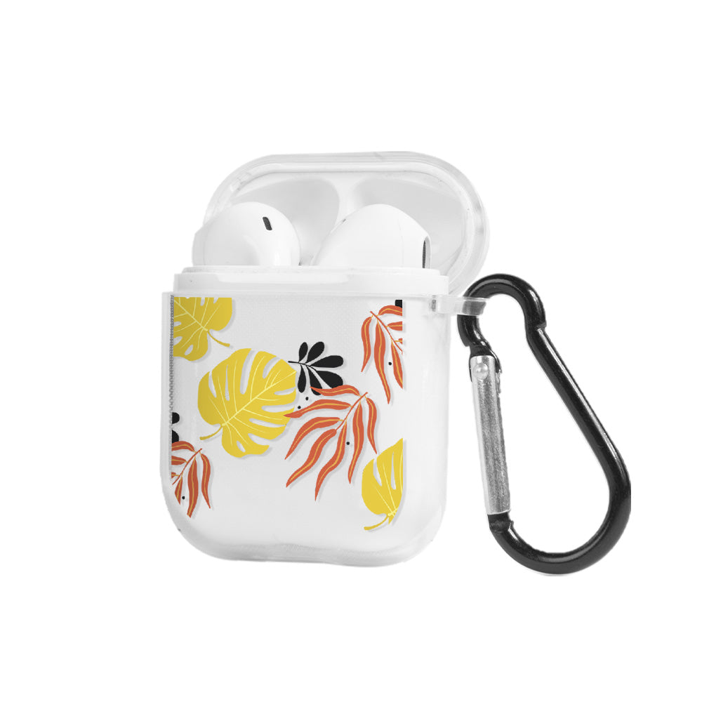Apple AirPods Yellowed Leaves Şeffaf Kılıfı