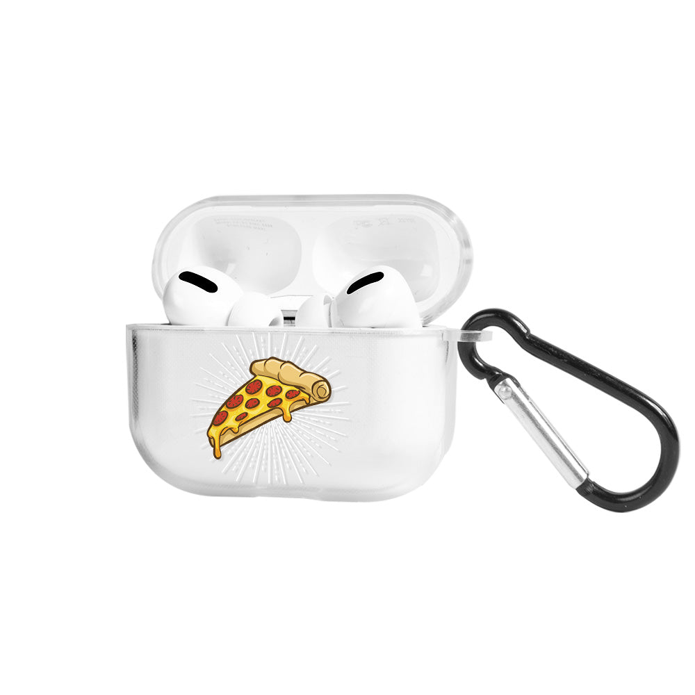 Apple AirPods Pro 3 Pizza Şeffaf Kılıfı