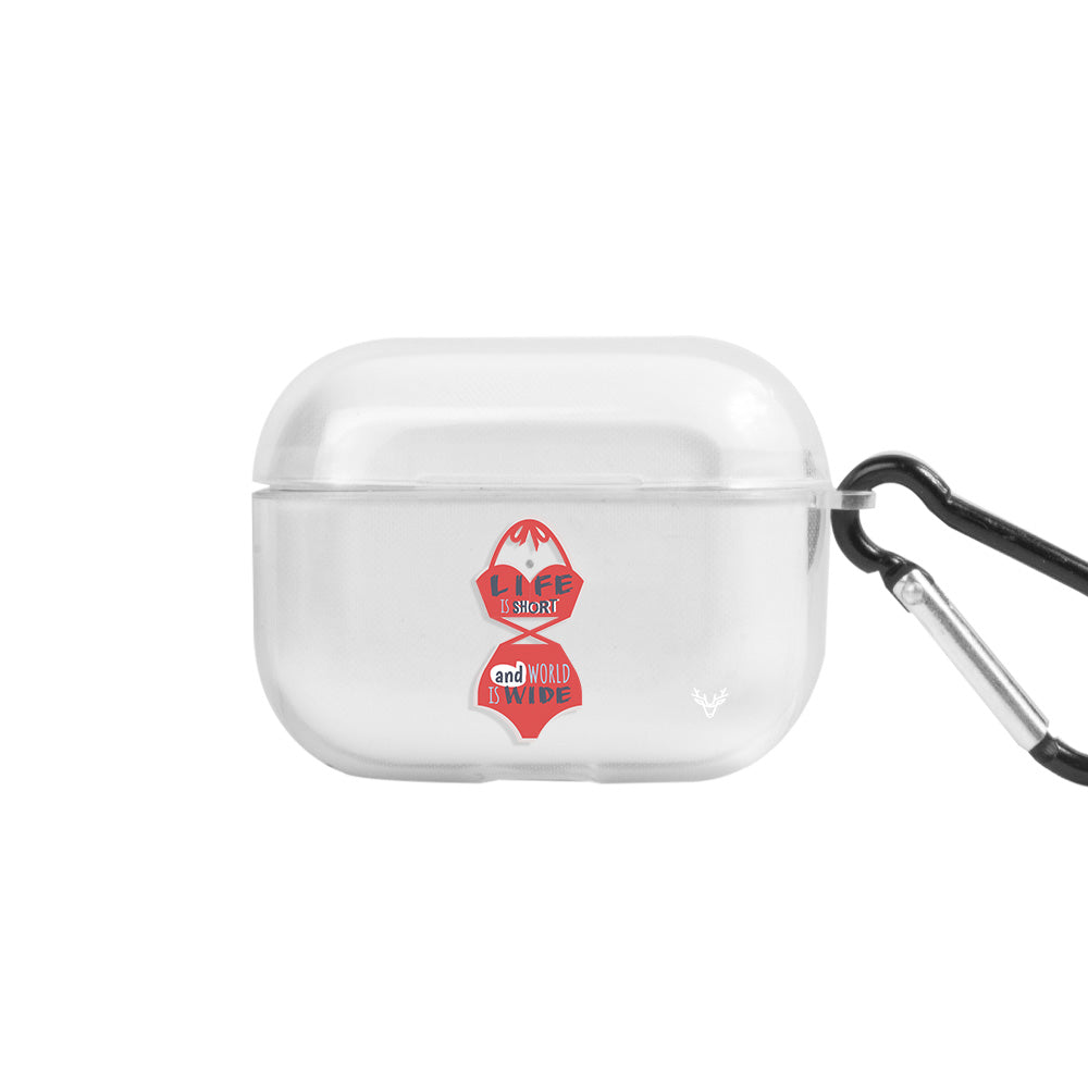 Apple AirPods Pro 3 Short Life Şeffaf Kılıfı