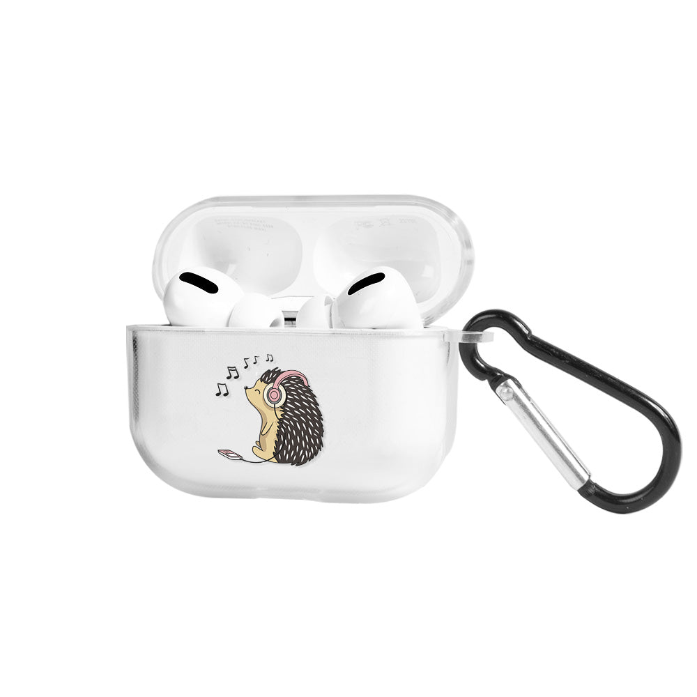 Apple AirPods Pro 3 Hedgehog Şeffaf Kılıfı