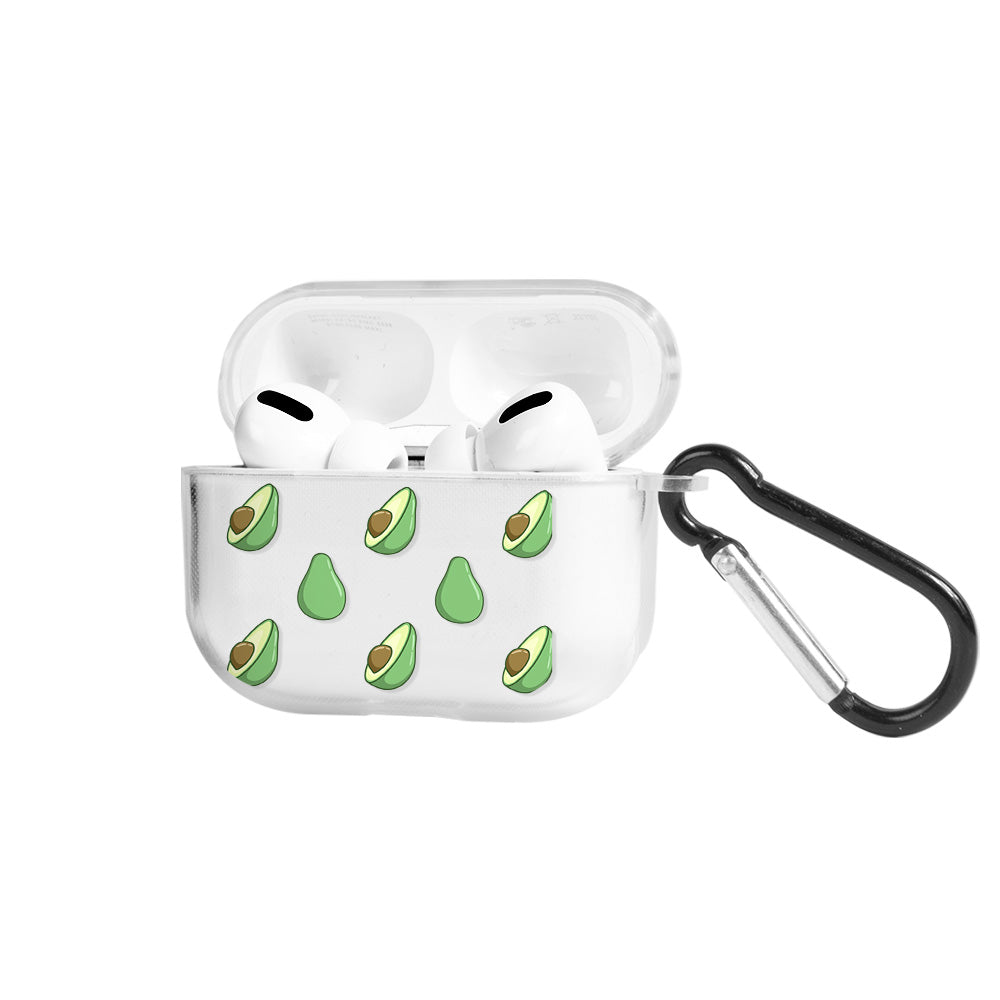 Apple AirPods Pro 3 Avocado Slices Şeffaf Kılıfı