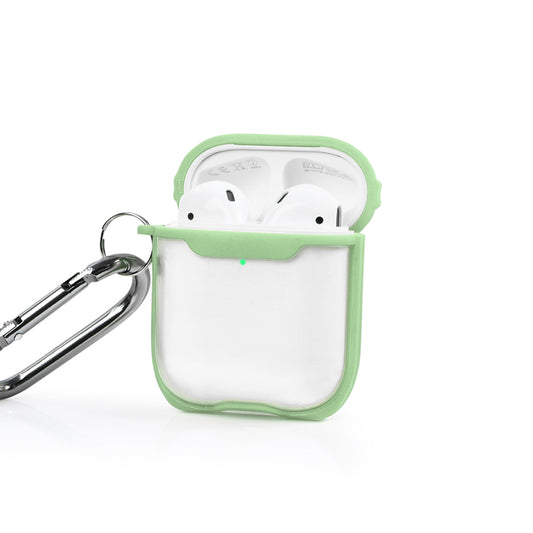 Apple AirPods Green Line Transparent Kılıfı