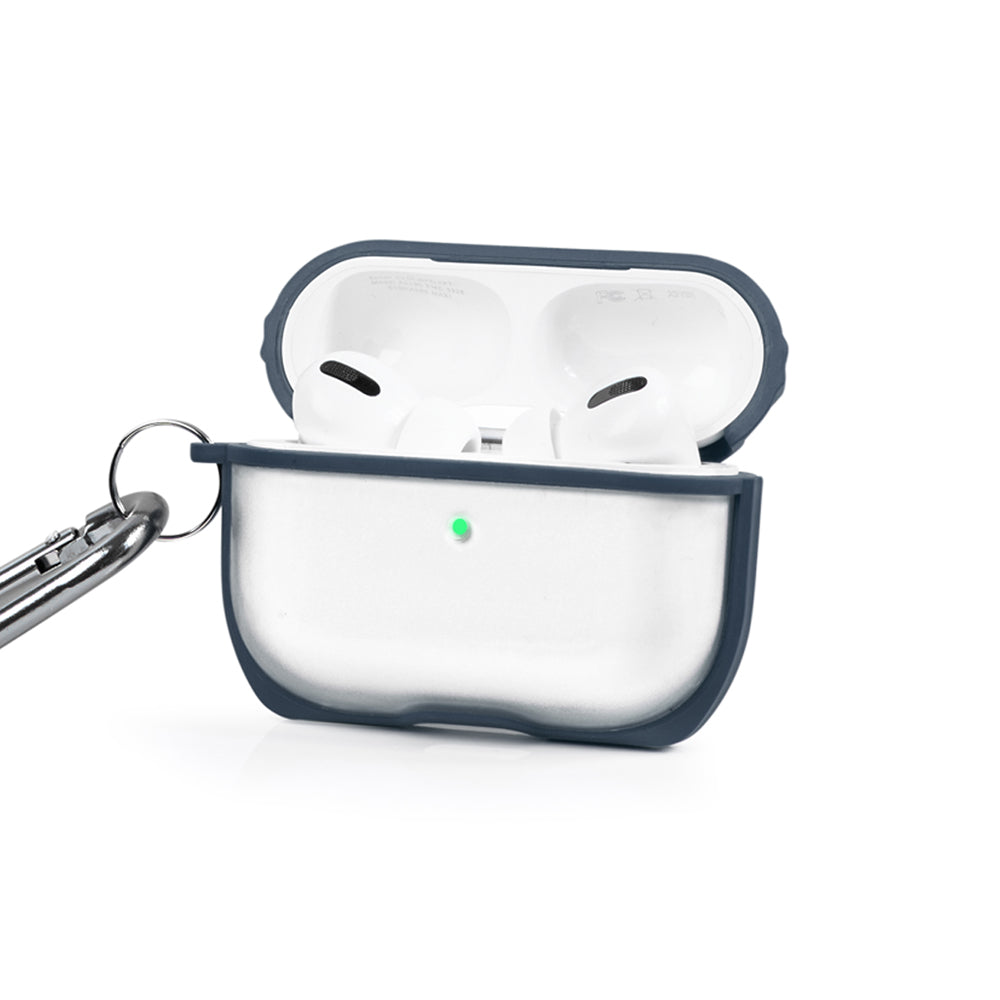 Apple AirPods Pro Dark Green Line Transparent Kılıfı