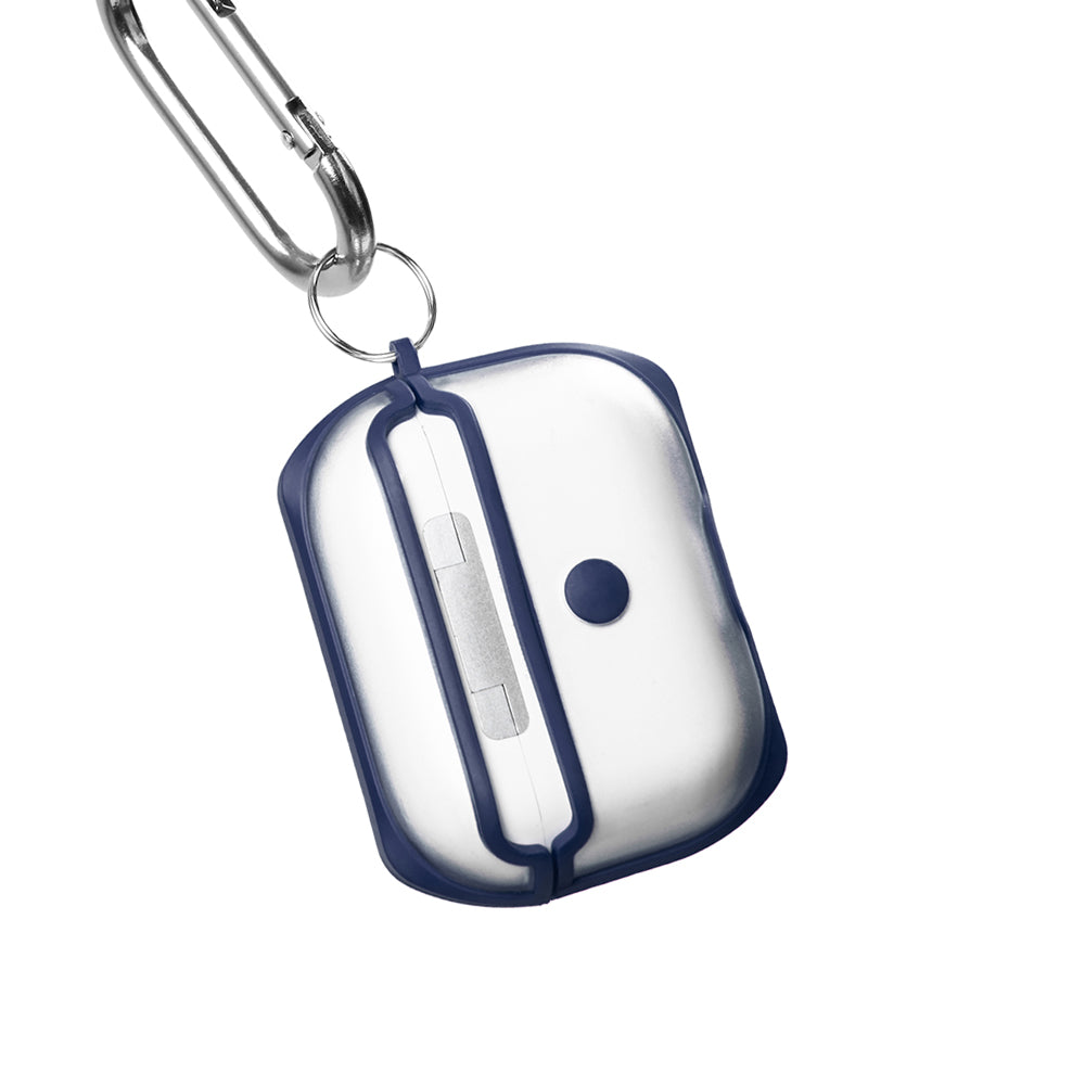 Apple AirPods Pro Cobalt Blue Line Transparent Kılıfı