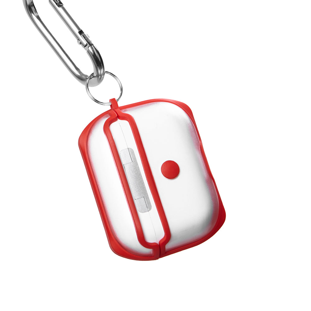 Apple AirPods Pro Red Line Transparent Kılıfı