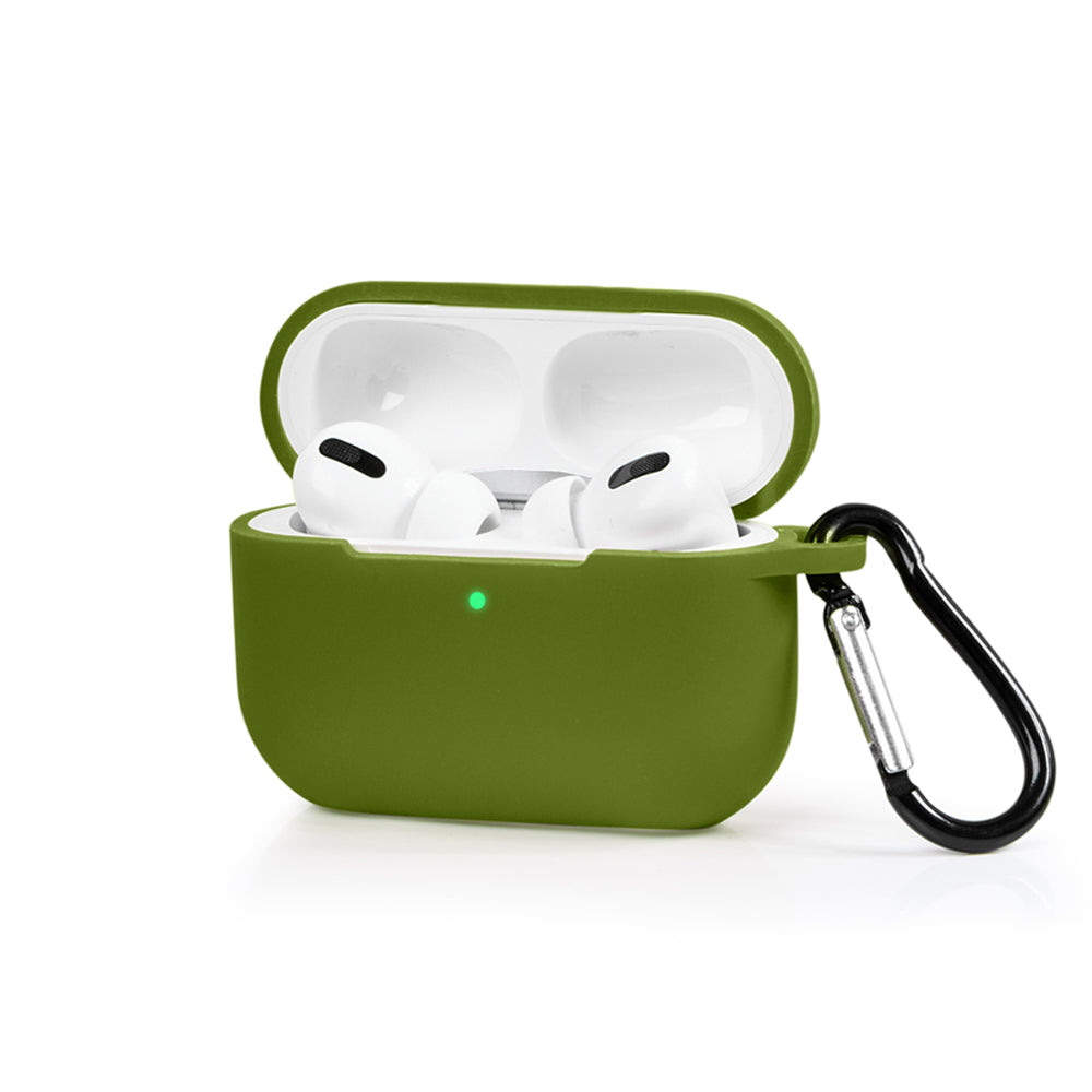 Apple AirPods Pro 3 Basic Haki Silikon Kılıfı